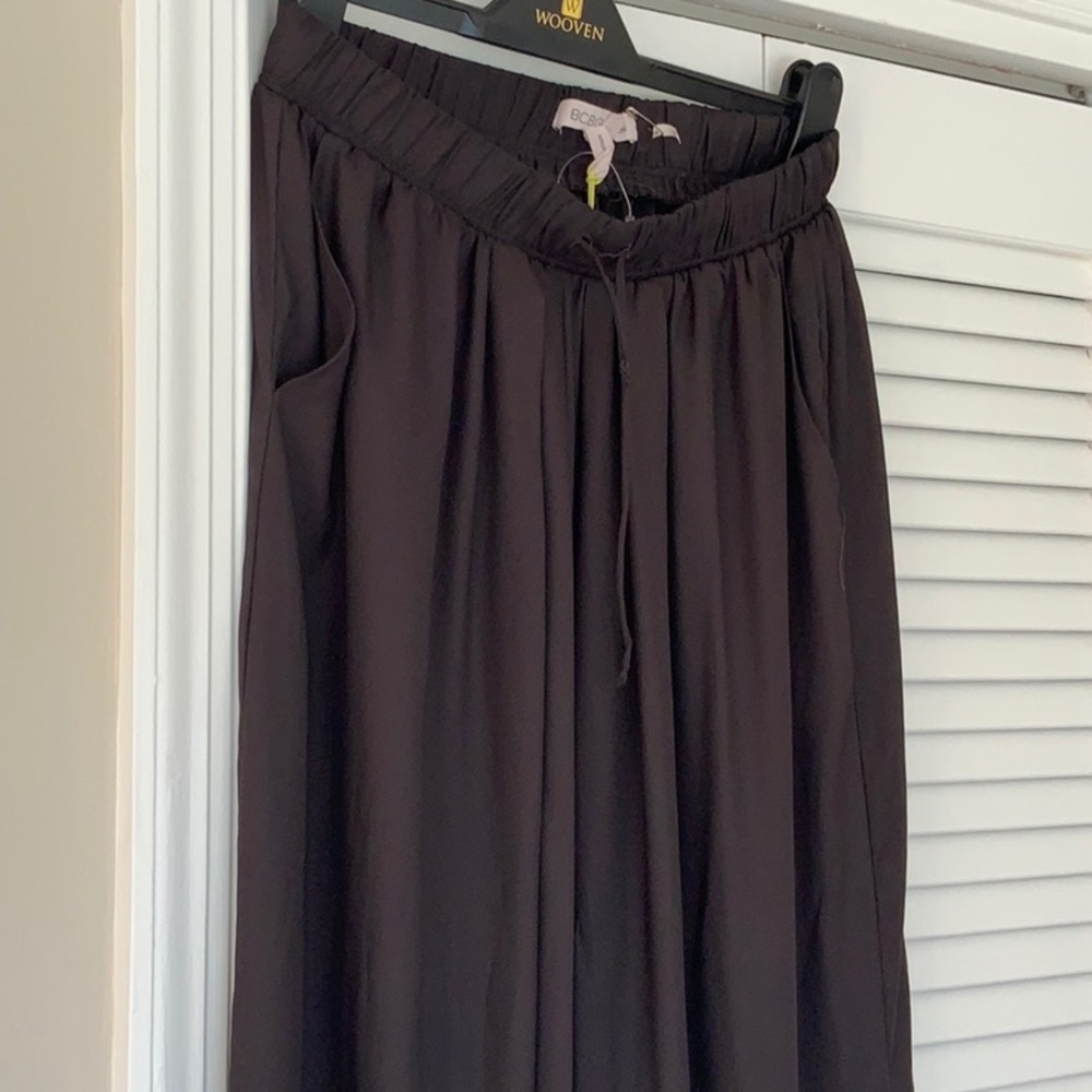 Bcbg sheer maxi skirt
